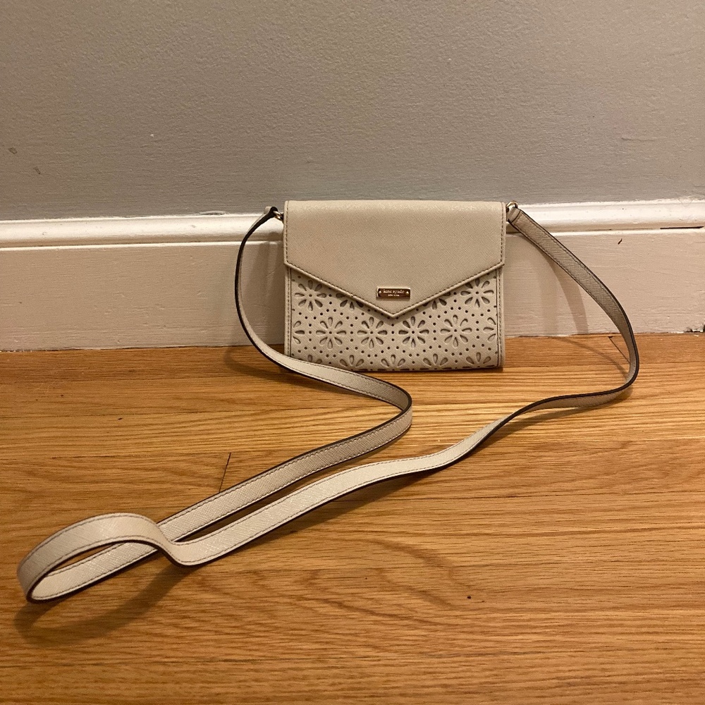 Kate Spade Cream Small Crossbody Bag